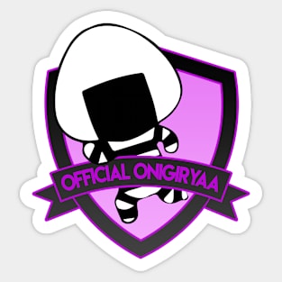 Onigiryaa Badge Hololive Okayu Fanbase Sticker